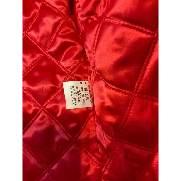 Dry Bones Gray Wool Varsity Jacket w/ Black Leather Sleeves, Size M - Picture 8 of 11